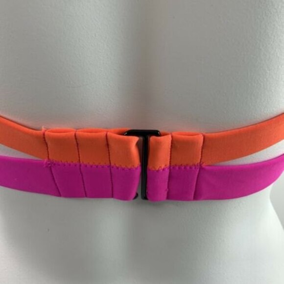 Victoria’s Secret Color-block Banded Hottie Halter Swim Top 36C - Picture 7 of 11
